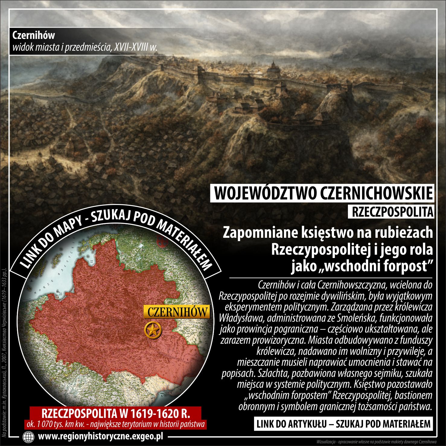 WOJEWÓDZTWO CZERNIHOWSKIE | Zapomniane księstwo na rubieżach Rzeczypospolitej i jego rola jako „wschodni forpost”